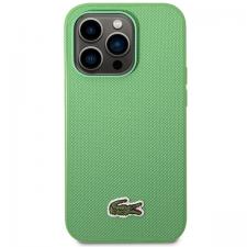 Carcasa Lacoste Iconic Petit Pique cu MagSafe compatibila cu iPhone 14 Pro, Verde
