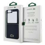 Carcasa Lacoste Iconic Petit Pique compatibila cu Samsung Galaxy Z Flip 6, Negru 9 - lerato.ro