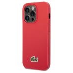 Carcasa Lacoste Iconic Petit Pique cu MagSafe compatibila cu iPhone 14 Pro, Rosu 3 - lerato.ro
