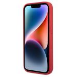 Carcasa Lacoste Iconic Petit Pique cu MagSafe compatibila cu iPhone 14 Pro, Rosu 6 - lerato.ro