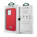 Carcasa Lacoste Iconic Petit Pique cu MagSafe compatibila cu iPhone 14 Pro, Rosu 9 - lerato.ro