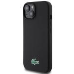 Carcasa Lacoste Silicone Croc Logo cu MagSafe compatibila cu iPhone 15 Plus / 14 Plus, Negru 3 - lerato.ro