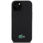 Carcasa Lacoste Silicone Croc Logo cu MagSafe compatibila cu iPhone 15 Plus / 14 Plus, Negru 2 - lerato.ro