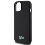 Carcasa Lacoste Silicone Croc Logo cu MagSafe compatibila cu iPhone 15 Plus / 14 Plus, Negru 7 - lerato.ro