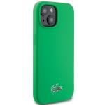 Carcasa Lacoste Silicone Croc Logo cu MagSafe compatibila cu iPhone 15 Plus / 14 Plus, Verde 5 - lerato.ro