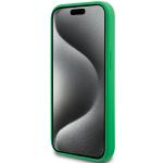 Carcasa Lacoste Silicone Croc Logo cu MagSafe compatibila cu iPhone 15 Plus / 14 Plus, Verde 6 - lerato.ro