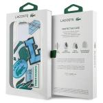 Carcasa Lacoste Double Layer Patch cu MagSafe compatibila cu iPhone 15 Pro, Albastru 9 - lerato.ro