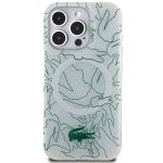 Carcasa Lacoste Double Layer Repeat cu MagSafe compatibila cu iPhone 15 Pro, Alb 2 - lerato.ro