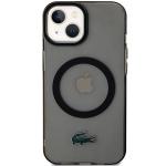 Carcasa Lacoste Transparent Design cu MagSafe compatibila cu iPhone 15 Plus / 14 Plus, Negru 2 - lerato.ro