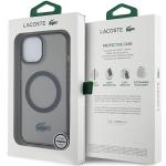 Carcasa Lacoste Transparent Design cu MagSafe compatibila cu iPhone 15 Plus / 14 Plus, Negru 9 - lerato.ro