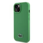 Carcasa Lacoste Iconic Petit Pique cu MagSafe compatibila cu iPhone 15 / 14 / 13, Verde 3 - lerato.ro