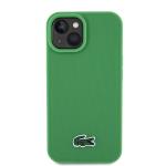 Carcasa Lacoste Iconic Petit Pique cu MagSafe compatibila cu iPhone 15 / 14 / 13, Verde 2 - lerato.ro