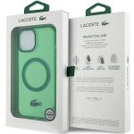 Carcasa Lacoste Transparent Design cu MagSafe compatibila cu iPhone 15 Plus / 14 Plus, Verde 9 - lerato.ro