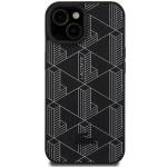 Carcasa Lacoste Blend Monogram cu MagSafe compatibila cu iPhone 15 / 14 / 13, Negru 2 - lerato.ro