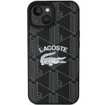 Carcasa Lacoste Monogram Vintage Logo cu MagSafe compatibila cu iPhone 15 / 14 / 13, Negru 2 - lerato.ro