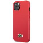 Carcasa Lacoste Iconic Petit Pique cu MagSafe compatibila cu iPhone 15 / 14 / 13, Rosu 3 - lerato.ro