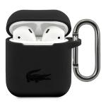 Carcasa Lacoste Silicone Collection compatibila cu Apple AirPods, Negru 2 - lerato.ro