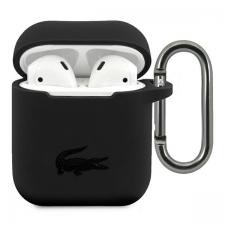 Carcasa Lacoste Silicone Collection compatibila cu Apple AirPods, Negru