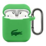 Carcasa Lacoste Silicone Collection compatibila cu Apple AirPods, Verde 2 - lerato.ro