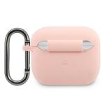 Carcasa Lacoste Silicone Collection compatibila cu Apple AirPods 3, Roz 3 - lerato.ro
