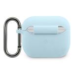 Carcasa Lacoste Silicone Collection compatibila cu Apple AirPods 3, Albastru 3 - lerato.ro