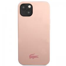 Carcasa Lacoste Silicone Plain compatibila cu iPhone 15 / 14 / 13, Roz