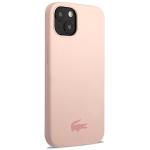 Carcasa Lacoste Silicone Plain compatibila cu iPhone 15 / 14 / 13, Roz 5 - lerato.ro