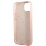 Carcasa Lacoste Silicone Plain compatibila cu iPhone 15 / 14 / 13, Roz 8 - lerato.ro