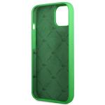 Carcasa Lacoste Silicone Plain compatibila cu iPhone 15 / 14 / 13, Verde 8 - lerato.ro