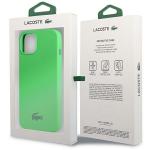 Carcasa Lacoste Silicone Plain compatibila cu iPhone 15 / 14 / 13, Verde 9 - lerato.ro