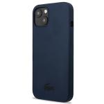 Carcasa Lacoste Silicone Plain compatibila cu iPhone 15 / 14 / 13, Navy Blue 3 - lerato.ro
