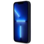 Carcasa Lacoste Silicone Plain compatibila cu iPhone 15 / 14 / 13, Navy Blue 6 - lerato.ro