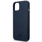 Carcasa Lacoste Silicone Plain compatibila cu iPhone 15 / 14 / 13, Navy Blue 7 - lerato.ro