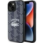 Carcasa Lacoste Monogram Vintage Logo compatibila cu iPhone 15 / 14 / 13, Navy Blue 4 - lerato.ro