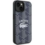 Carcasa Lacoste Monogram Vintage Logo compatibila cu iPhone 15 / 14 / 13, Navy Blue 5 - lerato.ro