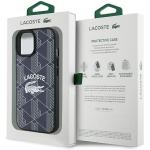 Carcasa Lacoste Monogram Vintage Logo compatibila cu iPhone 15 / 14 / 13, Navy Blue 9 - lerato.ro