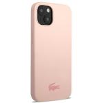 Carcasa Lacoste Silicone Plain compatibila cu iPhone 13 Mini, Roz 5 - lerato.ro