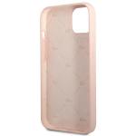 Carcasa Lacoste Silicone Plain compatibila cu iPhone 13 Mini, Roz 8 - lerato.ro