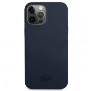 Carcasa Lacoste Silicone Plain compatibila cu iPhone 13 Pro, Navy Blue