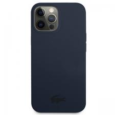 Huse iPhone 13 Pro, Carcasa Lacoste Silicone Plain compatibila cu iPhone 13 Pro, Navy Blue, lerato.ro