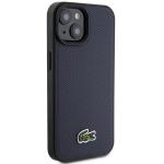Carcasa Lacoste Iconic Petit Pique Crossbody compatibila cu iPhone 15 / 14 / 13, Navy Blue 5 - lerato.ro