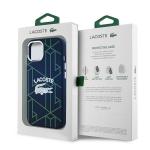 Carcasa Lacoste Silicone Monogram Vintage Logo compatibila cu iPhone 15 / 14 / 13, Navy Blue 9 - lerato.ro