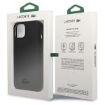 Carcasa Lacoste Silicone Plain compatibila cu iPhone 13 Mini, Negru 9 - lerato.ro