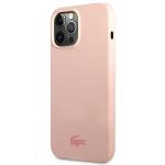 Carcasa Lacoste Silicone Plain compatibila cu iPhone 13 Pro Max, Roz 3 - lerato.ro