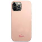 Carcasa Lacoste Silicone Plain compatibila cu iPhone 13 Pro Max, Roz 2 - lerato.ro