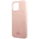 Carcasa Lacoste Silicone Plain compatibila cu iPhone 13 Pro Max, Roz 7 - lerato.ro