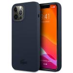 Carcasa Lacoste Silicone Plain compatibila cu iPhone 13 Pro Max, Navy Blue 4 - lerato.ro