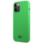 Carcasa Lacoste Silicone Plain compatibila cu iPhone 13 Pro Max, Verde 3 - lerato.ro