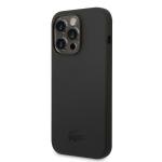 Carcasa Lacoste Silicone Plain compatibila cu iPhone 14 Pro, Negru 3 - lerato.ro
