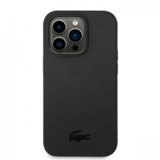 Carcasa Lacoste Silicone Plain compatibila cu iPhone 14 Pro, Negru